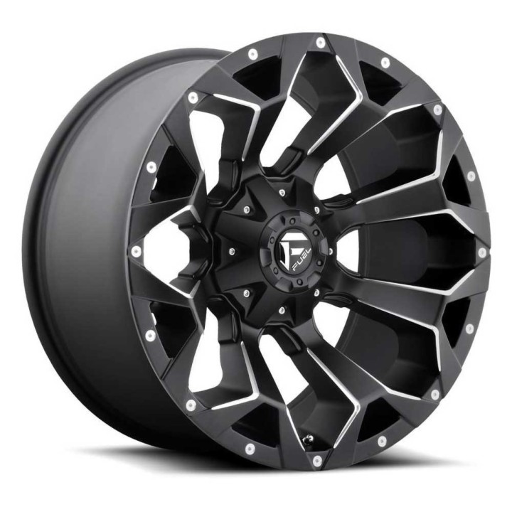 Felga aluminiowa D546 Assault Matte Black Milled Fuel