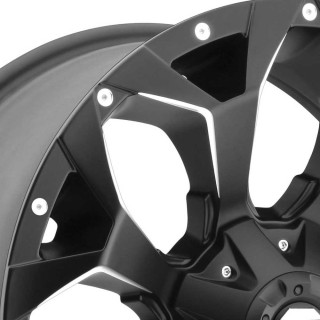Felga aluminiowa D546 Assault Matte Black Milled Fuel - ujęcie 2
