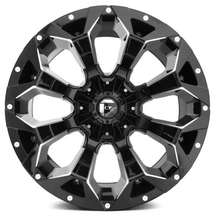 Felga aluminiowa D576 Assault Gloss Black Milled Fuel - ujęcie 3