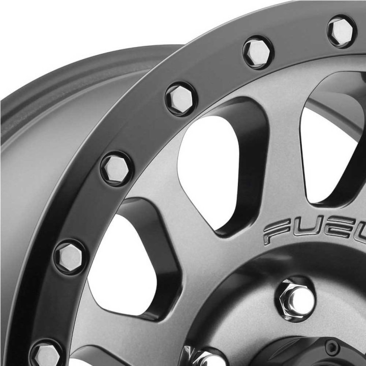 Felga aluminiowa D601 Vector Matte Gunmetal/Black Bead Ring Fuel - ujęcie 4