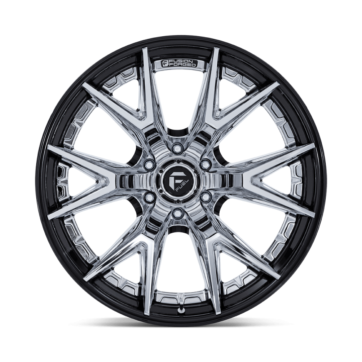 Felga aluminiowa FC402 CATALYST Chrome W/ Gloss Black Lip Fuel - ujęcie 3