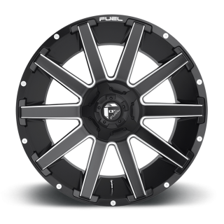 Felga aluminiowa D616 Contra Matte Black Milled Fuel - ujęcie 2