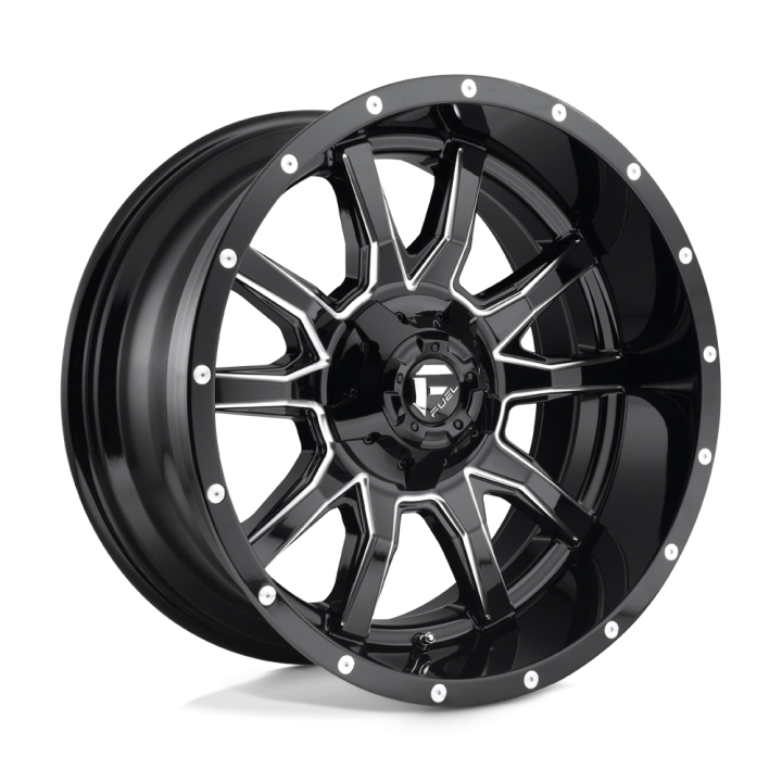 Felga aluminiowa D627 VANDAL Gloss Black Milled FUEL