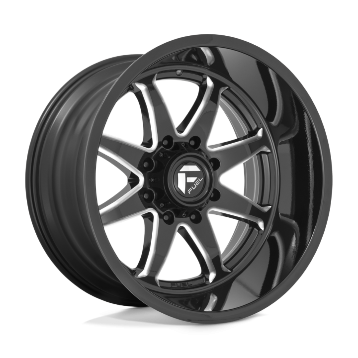 Felga aluminiowa D749 HAMMER Gloss Black Milled FUEL