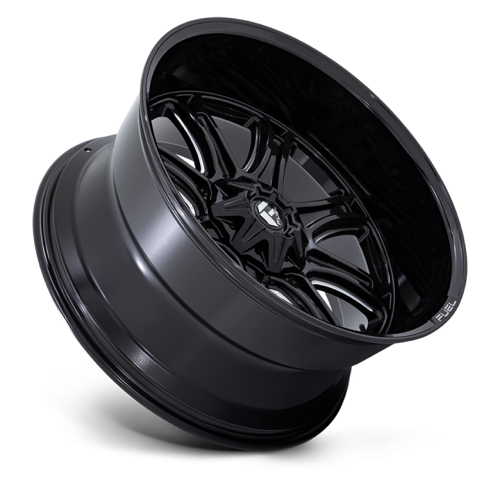 Felga aluminiowa DARKSTAR Gloss Black Milled FUEL - ujęcie 3