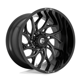 Felga aluminiowa D741 RUNNER Gloss Black Milled FUEL