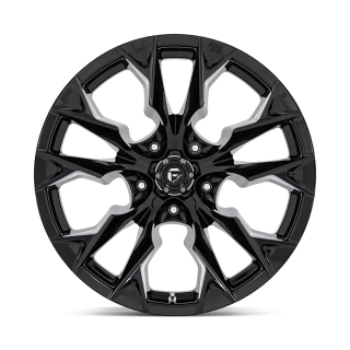 Felga aluminiowa D803 FLAME Gloss Black Milled FUEL - ujęcie 2