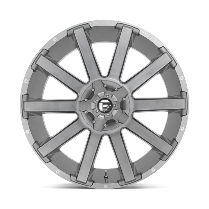 Felga aluminiowa D714 CONTRA PLATINUM Brushed Gun Metal Tinted Clear FUEL - ujęcie 3