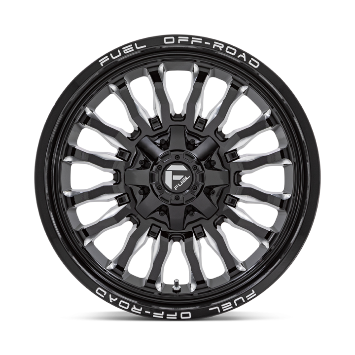 Felga aluminiowa D795 ARC Gloss Black Milled FUEL - ujęcie 2