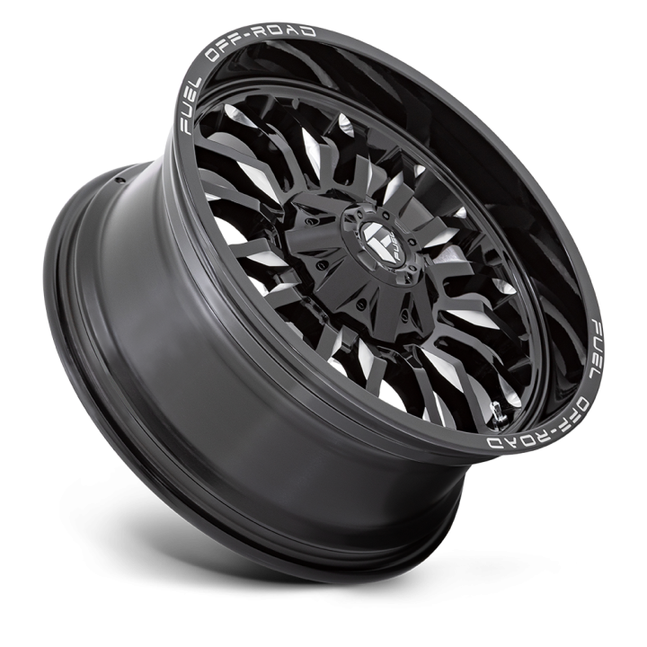 Felga aluminiowa D795 ARC Gloss Black Milled FUEL - ujęcie 3