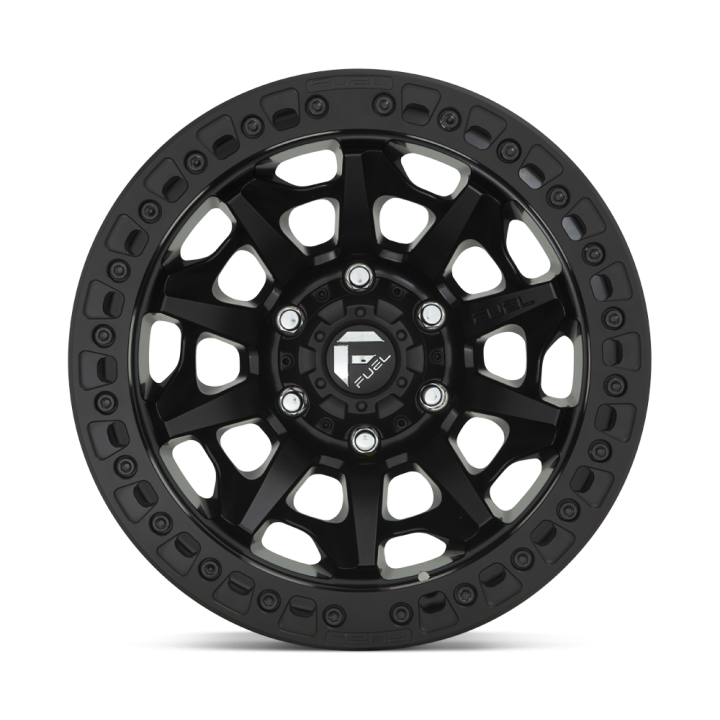Felga aluminiowa D114 COVERT BEADLOCK Matte Black FUEL - ujęcie 2