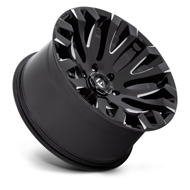 Felga aluminiowa D828 QUAKE Gloss Black Milled FUEL - ujęcie 2
