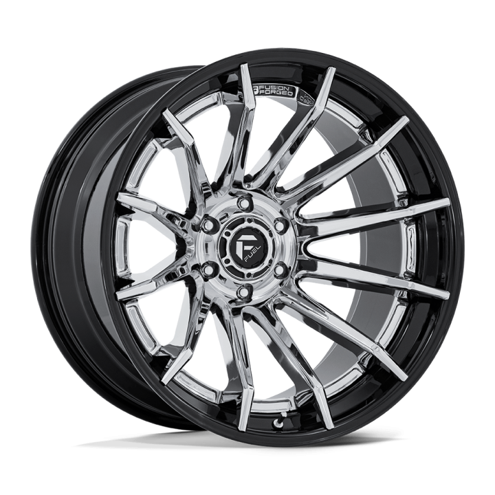 Felga aluminiowa FC403 BURN Chrome W/ Gloss Black Lip FUEL