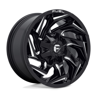 Felga aluminiowa D753 REACTION Gloss Black Milled FUEL