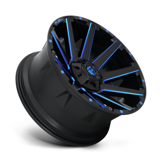 Felga aluminiowa D644 CONTRA Gloss Black Blue Tinted Clear FUEL - ujęcie 2