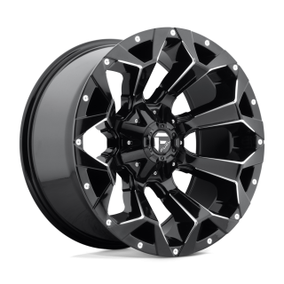 Felga aluminiowa D576 ASSAULT Gloss Black Milled FUEL