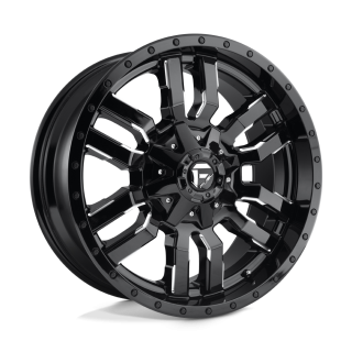 Felga aluminiowa D595 SLEDGE Gloss Black Milled FUEL