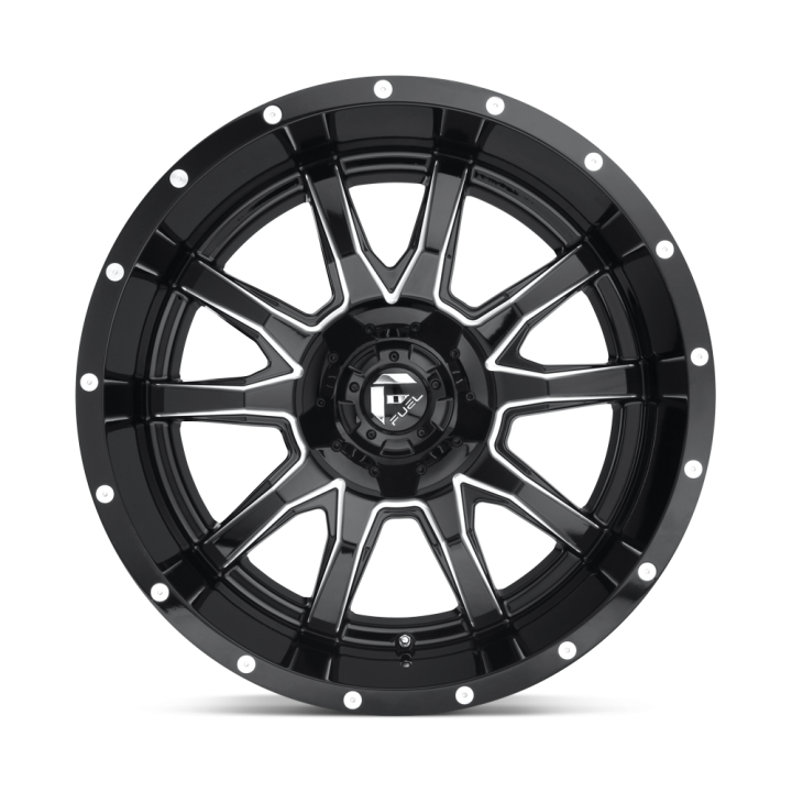 Felga aluminiowa D627 VANDAL Gloss Black Milled FUEL - ujęcie 2