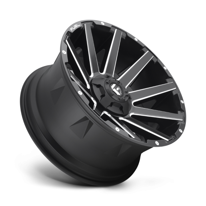 Felga aluminiowa D616 CONTRA Matte Black Milled FUEL - ujęcie 3