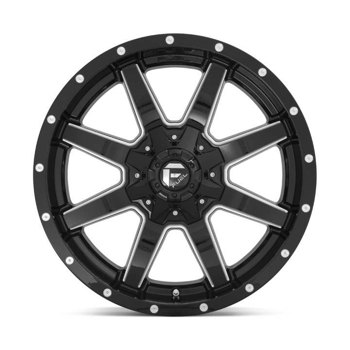 Felga aluminiowa D610 MAVERICK Gloss Black Milled FUEL - ujęcie 3