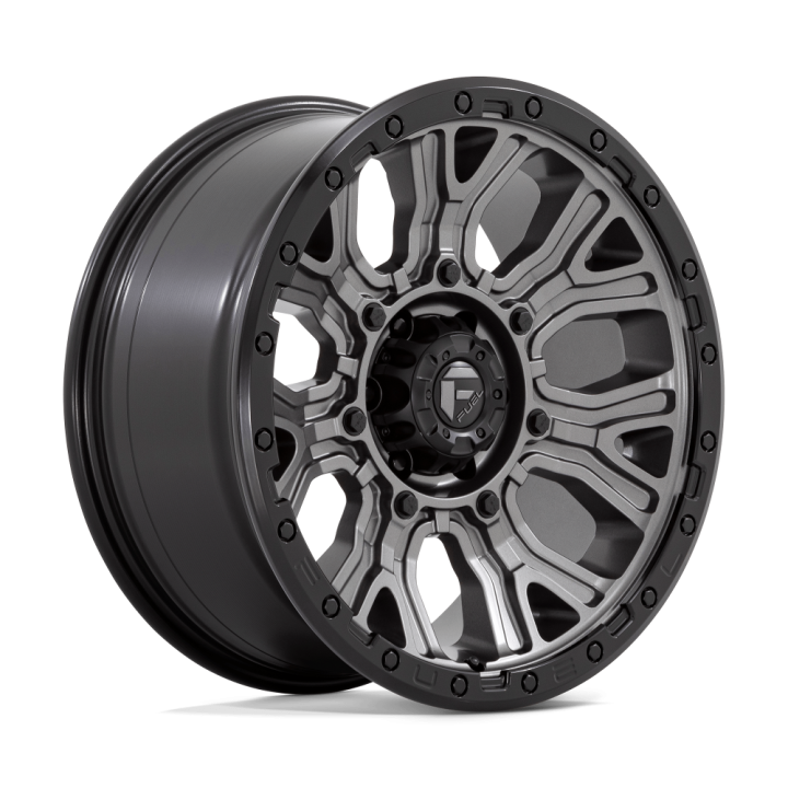 Felga aluminiowa D825 TRACTION Matte Gunmetal W/ Black Ring FUEL