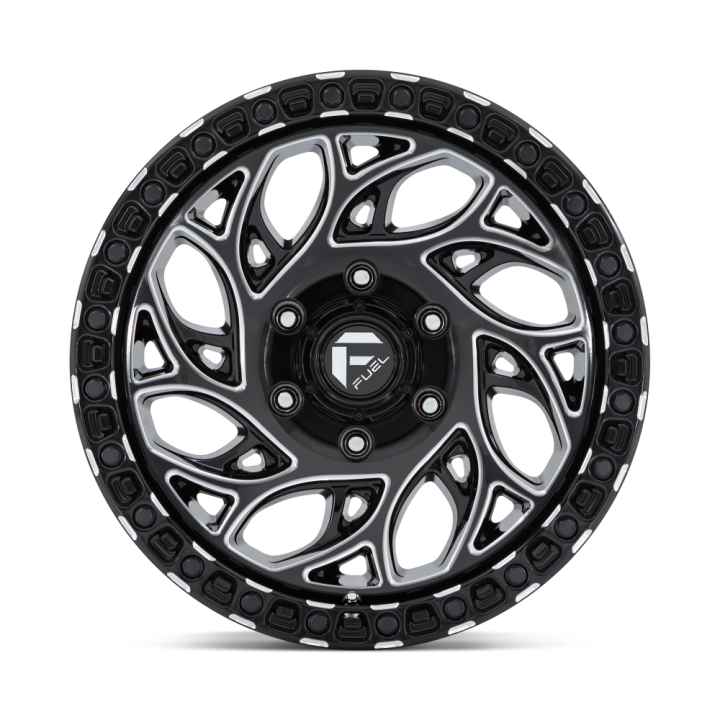 Felga aluminiowa D840 RUNNER OR Gloss Black Milled FUEL - ujęcie 3