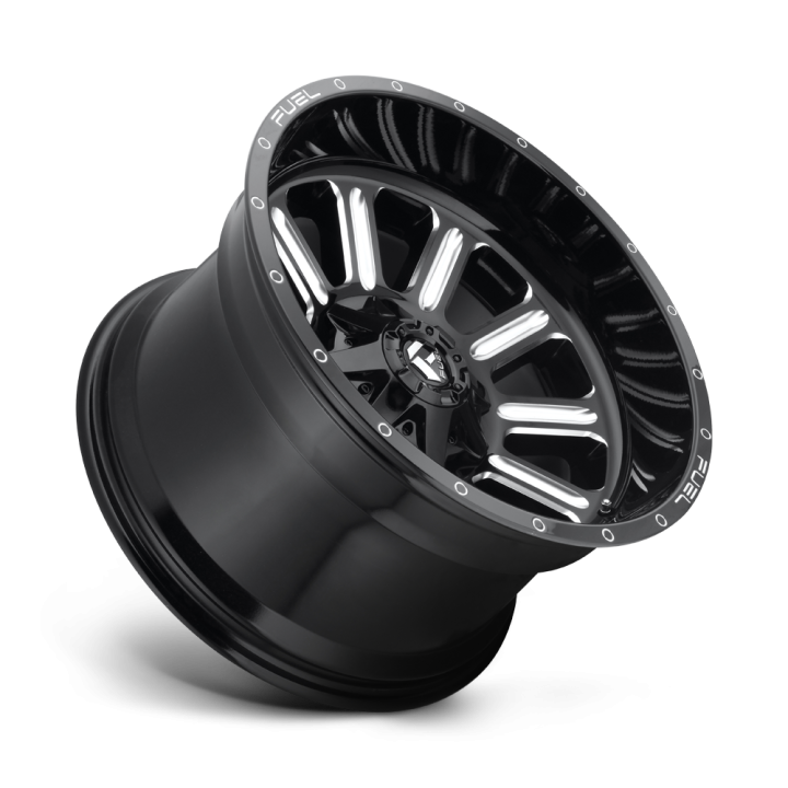 Felga aluminiowa D620 HARDLINE Gloss Black Milled FUEL - ujęcie 3