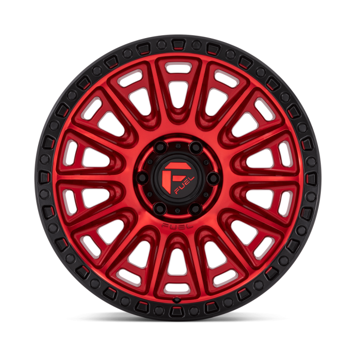 Felga aluminiowa D834 CYCLE Candy Red W/ Black Ring FUEL - ujęcie 3