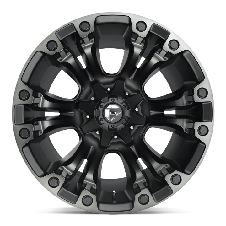 Felga aluminiowa D851 VAPOR Matte Black Gray Tint FUEL - ujęcie 3