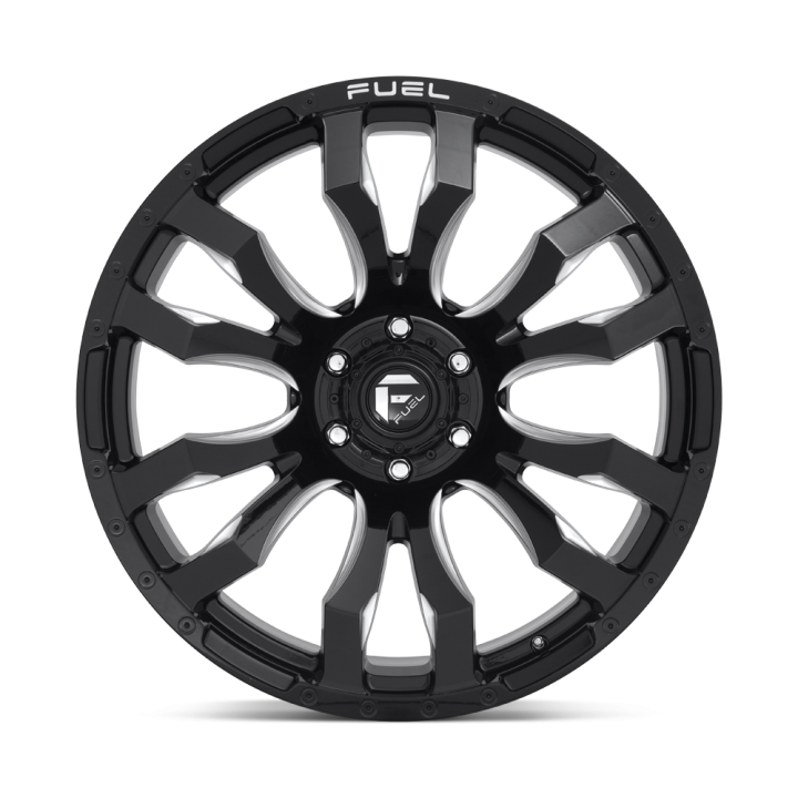 Felga aluminiowa D673 BLITZ Gloss Black Milled FUEL - ujęcie 3