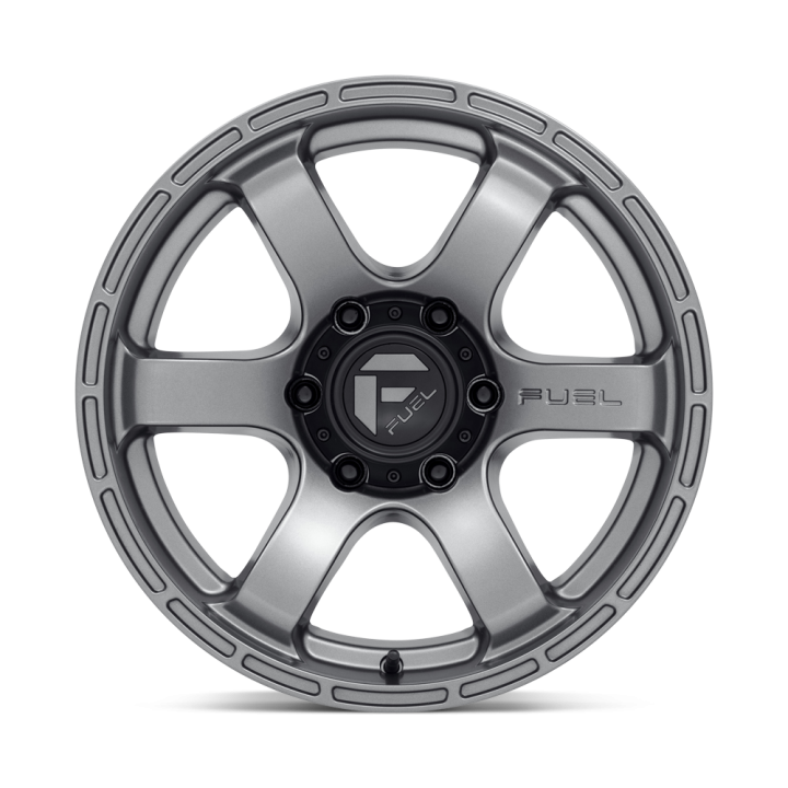 Felga aluminiowa D767 RUSH Matte Gun Metal FUEL - ujęcie 3