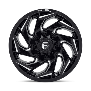 Felga aluminiowa D753 REACTION Gloss Black Milled FUEL - ujęcie 2