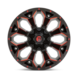 Felga aluminiowa D787 ASSAULT Matte Black Red Milled FUEL - ujęcie 2