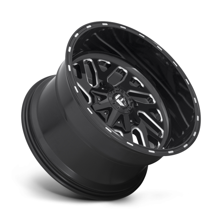 Felga aluminiowa D581 TRITON Gloss Black Milled FUEL - ujęcie 2