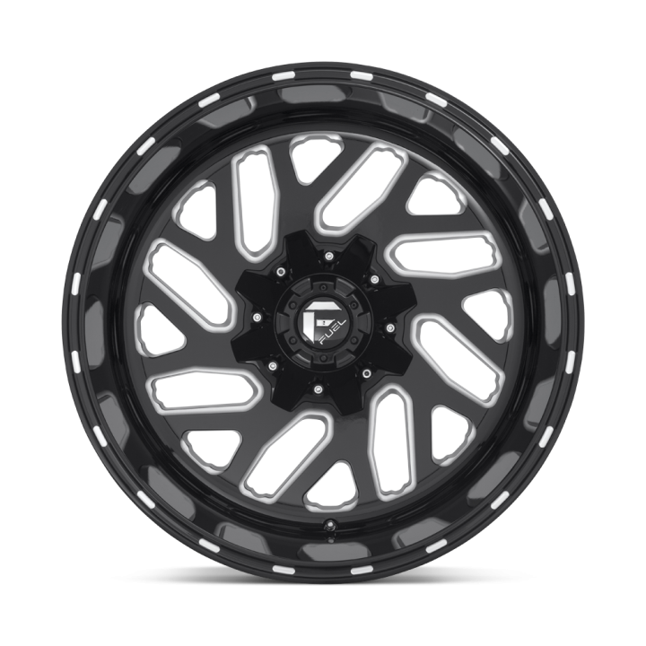 Felga aluminiowa D581 TRITON Gloss Black Milled FUEL - ujęcie 3