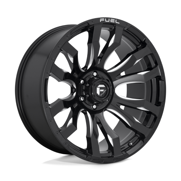 Felga aluminiowa D673 BLITZ Gloss Black Milled FUEL