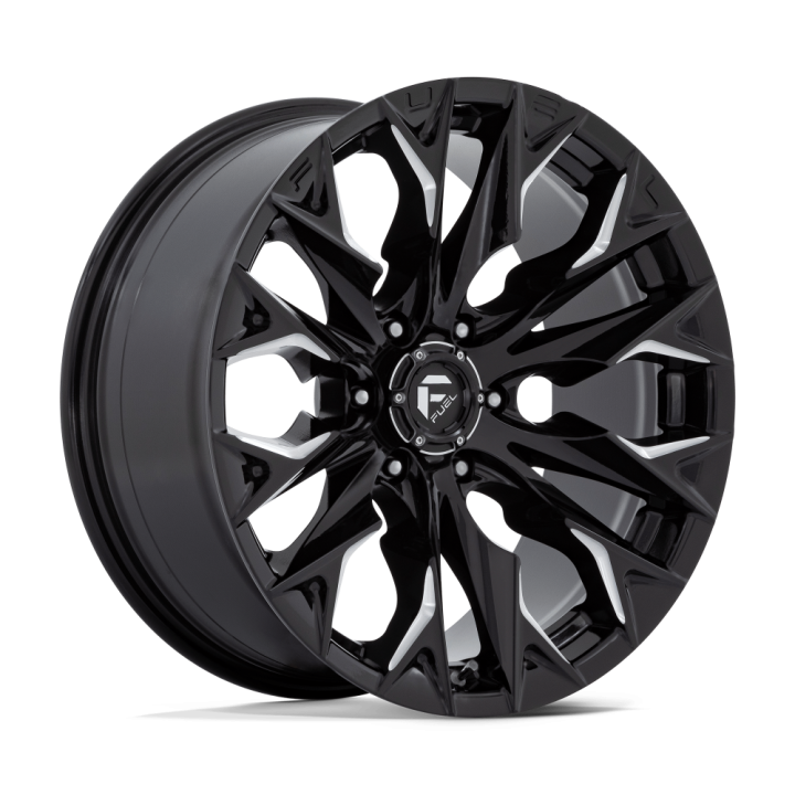 Felga aluminiowa D803 FLAME Gloss Black Milled FUEL