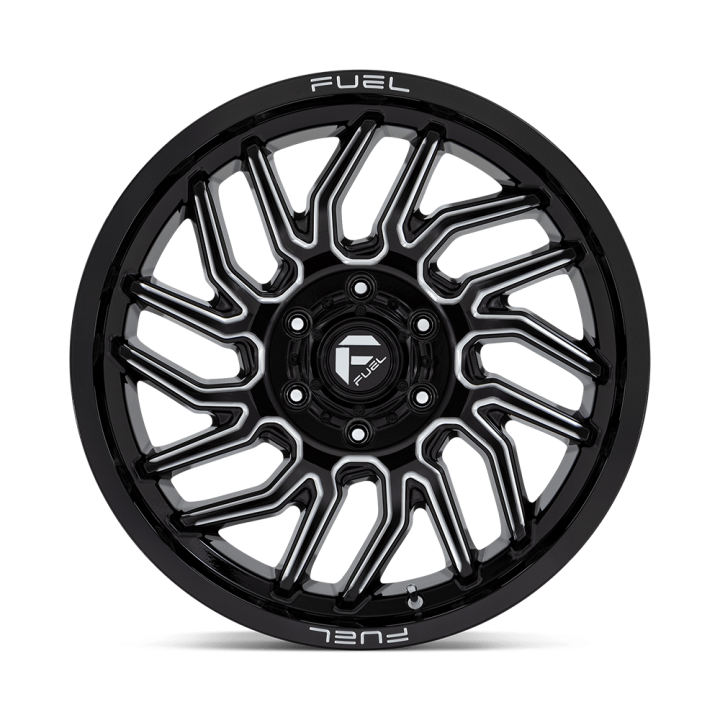 Felga aluminiowa D807 HURRICANE Gloss Black Milled FUEL - ujęcie 3