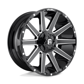 Felga aluminiowa D615 CONTRA Gloss Black Milled FUEL