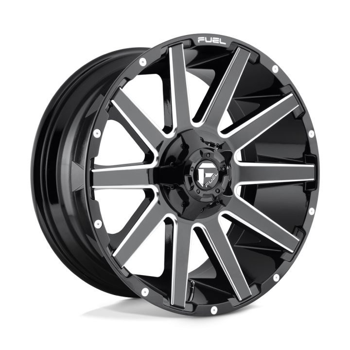 Felga aluminiowa D615 CONTRA Gloss Black Milled FUEL