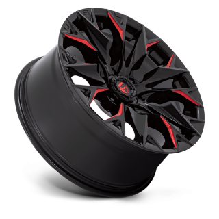 Felga aluminiowa D823 FLAME Gloss Black Milled W/ Candy Red FUEL - ujęcie 2