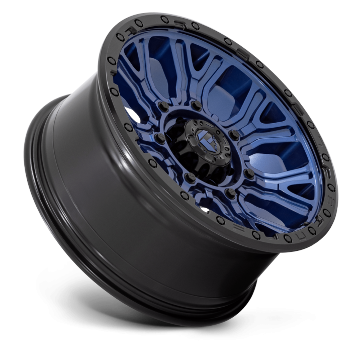 Felga aluminiowa D827 TRACTION Dark Blue W/ Black Ring FUEL - ujęcie 3