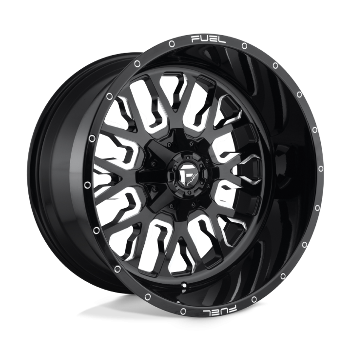 Felga aluminiowa D611 STROKE Gloss Black Milled FUEL
