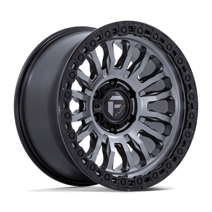 Felga aluminiowa FC857 RINCON Matte Gunmetal W/ M-black Lip FUEL
