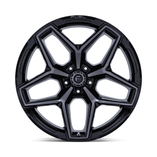 Felga aluminiowa FLUX Gloss Black Brush Fc Gray Ddt FUEL - ujęcie 2