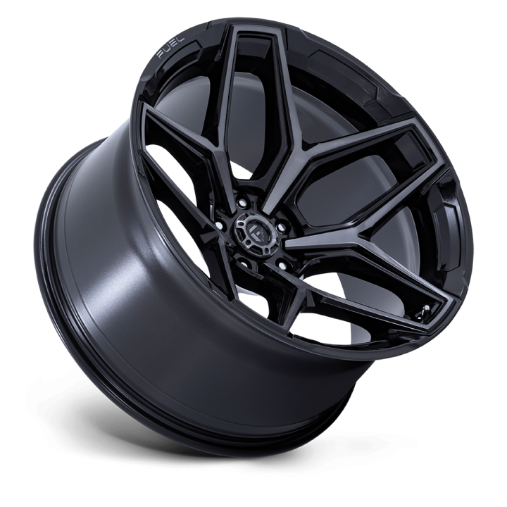 Felga aluminiowa FLUX Gloss Black Brush Fc Gray Ddt FUEL - ujęcie 3