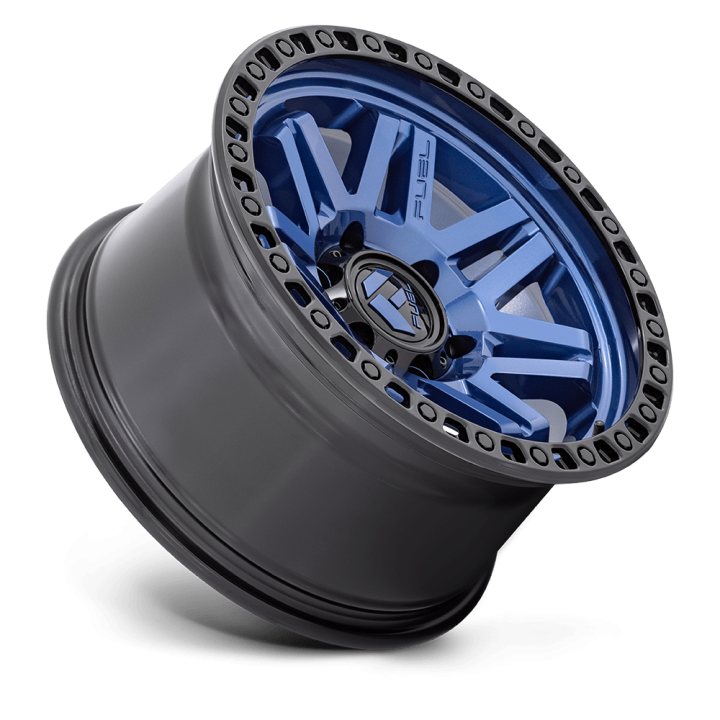 Felga aluminiowa D813 SYNDICATE Dark Blue W/ Black Ring FUEL - ujęcie 3