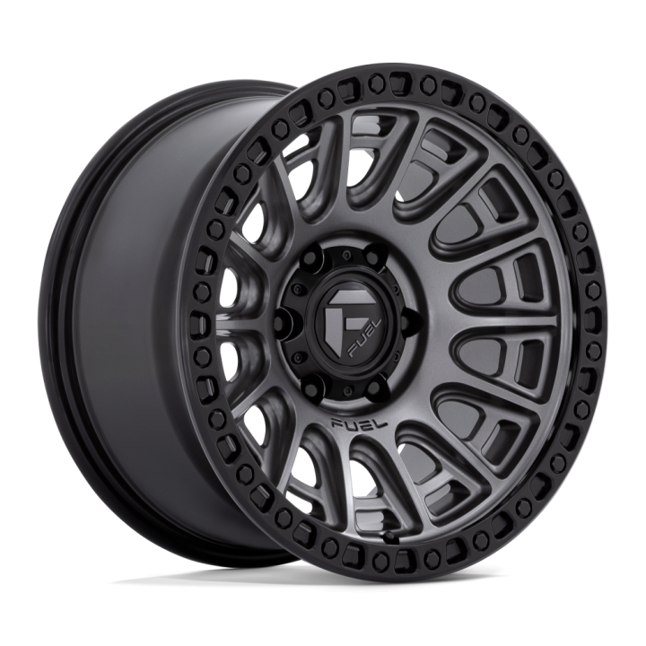Felga aluminiowa D835 CYCLE Matte Gunmetal W/ Black Ring FUEL