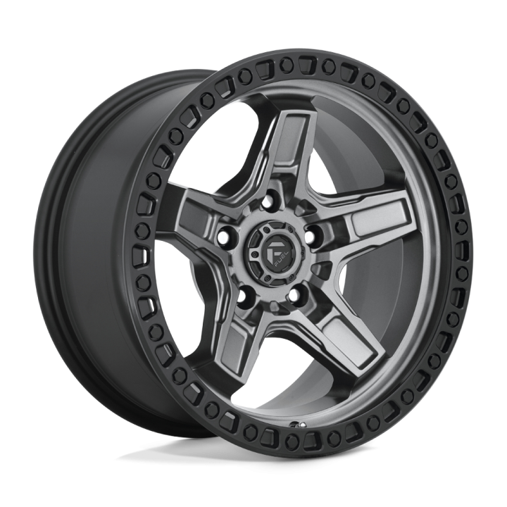 Felga aluminiowa D698 KICKER Matte Gun Metal Black Bead Ring FUEL
