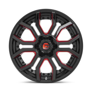 Felga aluminiowa D712 RAGE Gloss Black Red Tinted Clear FUEL - ujęcie 2